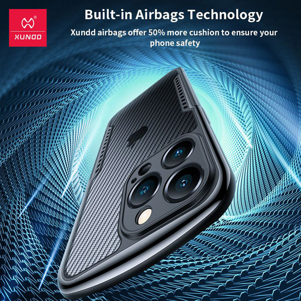 خرید کریستال شیلد دودی مات iPhone 13 Pro مارک XUNDD سری Game