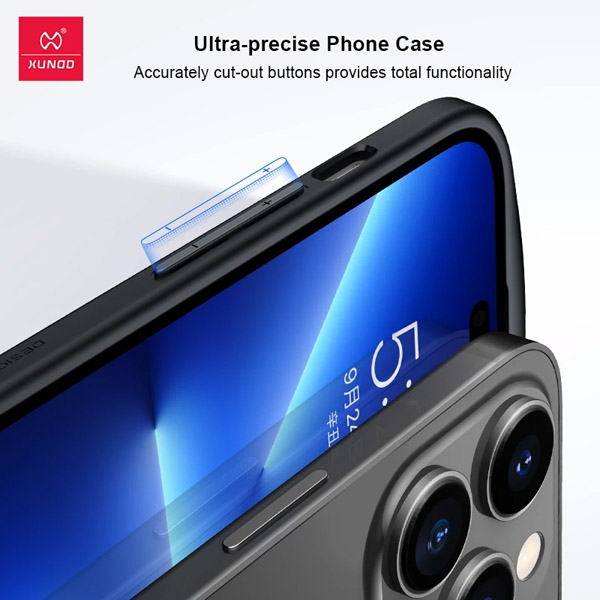 خرید کریستال شیلد دودی مات iPhone 14 Pro Max مارک XUNDD سری Game