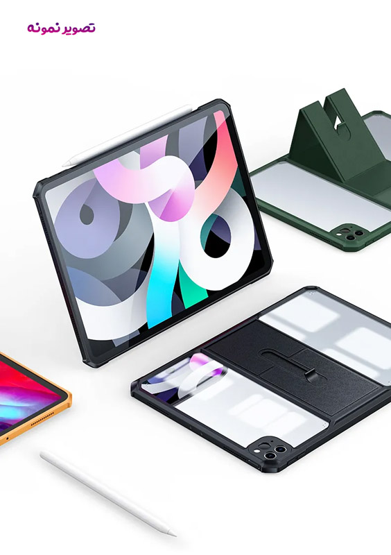 خرید کریستال شیلد شفاف پایه دار تبلت iPad Air 2022 مارک XUNDD سری Beatle
