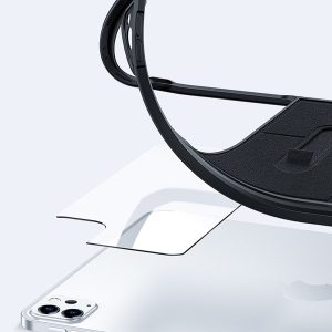 خرید کریستال شیلد شفاف پایه دار تبلت iPad Pro 12.9 2021 مارک XUNDD سری Beatle