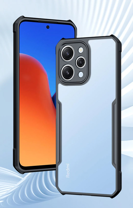 خرید کریستال شیلد شفاف گوشی Xiaomi Redmi 12 مارک XUNDD سری Beatle