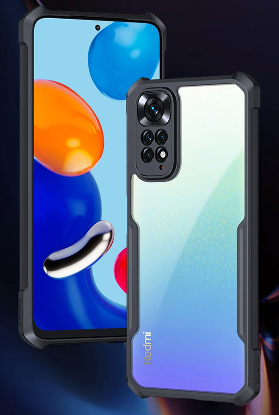 خرید کریستال شیلد شفاف گوشی Xiaomi Redmi Note 11 4G مارک XUNDD سری Beatle