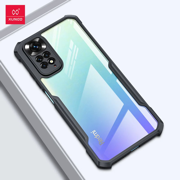 خرید کریستال شیلد شفاف گوشی Xiaomi Redmi Note 11 4G مارک XUNDD سری Beatle