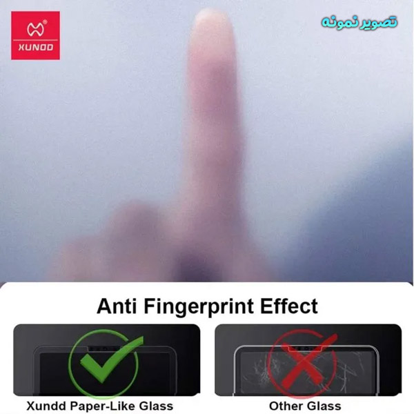 خرید برچسب شفاف صفحه نمایش تبلت iPad Pro 12.9 2022 مارک XUNDD مدل Paper Like Film