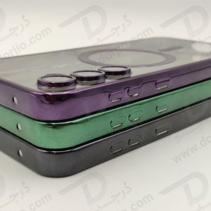 خرید قاب شفاف مگ سیف TPU دور رنگی Samsung Galaxy S24 Plus