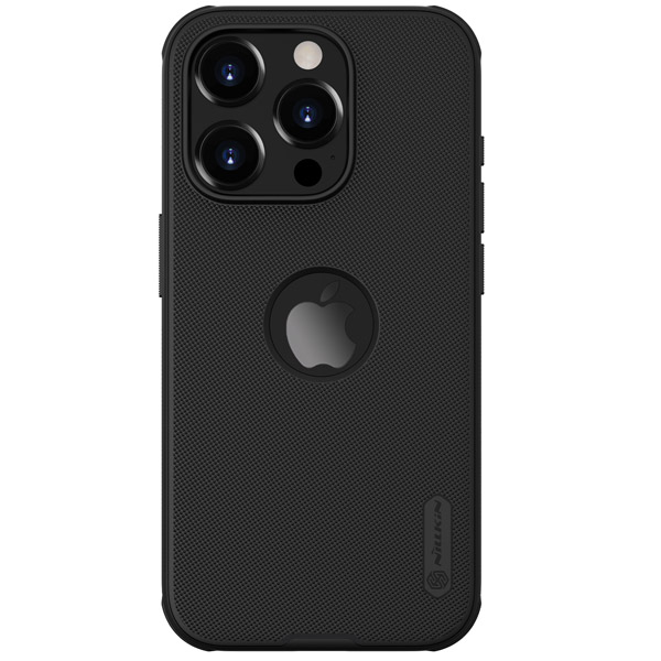 خرید قاب ضد ضربه حفره لوگو iPhone 15 Pro Max مارک نیلکین مدل Super Frosted Shield Pro ( With LOGO cutout )