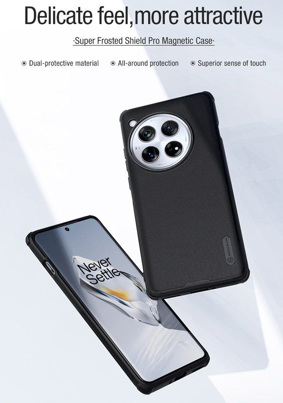 خرید قاب ضد ضربه مگنتی نیلکین OnePlus 12 مدل Super Frosted Shield Pro Magnetic خرید قاب ضد ضربه مگنتی نیلکین OnePlus 12 مدل Super Frosted Shield Pro Magnetic