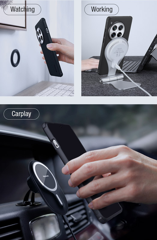 خرید قاب ضد ضربه مگنتی نیلکین OnePlus 12 مدل Super Frosted Shield Pro Magnetic خرید قاب ضد ضربه مگنتی نیلکین OnePlus 12 مدل Super Frosted Shield Pro Magnetic