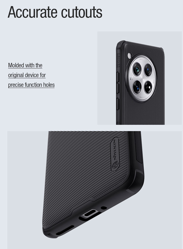 خرید قاب ضد ضربه مگنتی نیلکین OnePlus 12 مدل Super Frosted Shield Pro Magnetic