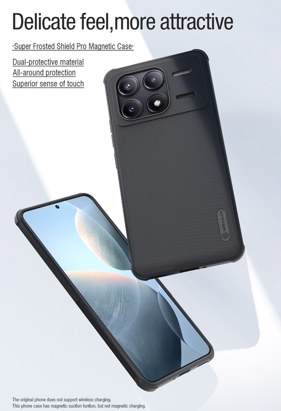 خرید قاب ضد ضربه مگنتی نیلکین Xiaomi Redmi K70 مدل Super Frosted Shield Pro Magnetic