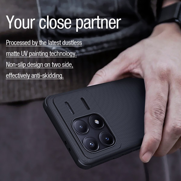 خرید قاب ضد ضربه مگنتی نیلکین Xiaomi Redmi K70 مدل Super Frosted Shield Pro Magnetic