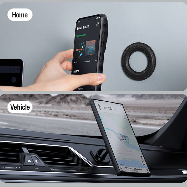 خرید قاب ضد ضربه مگنتی کمرا استند نیلکین Samsung Galaxy S24 Plus مدل Camshield Prop Magnetic