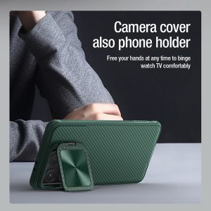 خرید قاب ضد ضربه کمرا استند نیلکین Xiaomi Redmi K70 مدل CamShield Prop