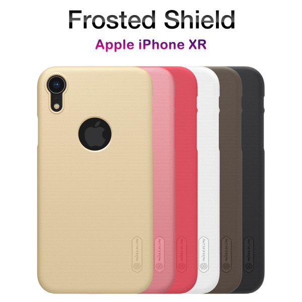 خرید قاب محافظ حفره لوگو iPhone XR مارک نیلکین مدل Super Frosted Shield With LOGO cutout
