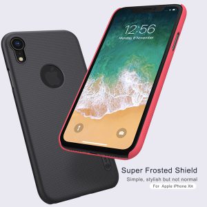 خرید قاب محافظ حفره لوگو iPhone XR مارک نیلکین مدل Super Frosted Shield With LOGO cutout