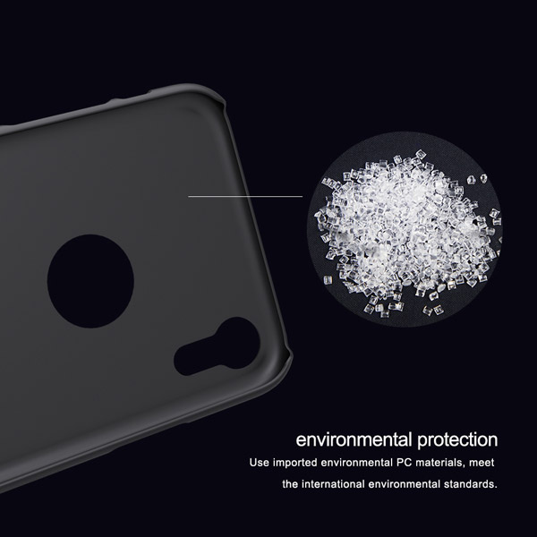 خرید قاب محافظ حفره لوگو iPhone XR مارک نیلکین مدل Super Frosted Shield With LOGO cutout