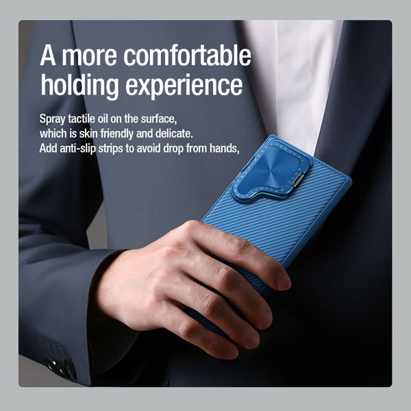 خرید قاب محافظ مگنتی کمرا استند نیلکین Samsung Galaxy S24 Ultra مدل Camshield Prop Magnetic