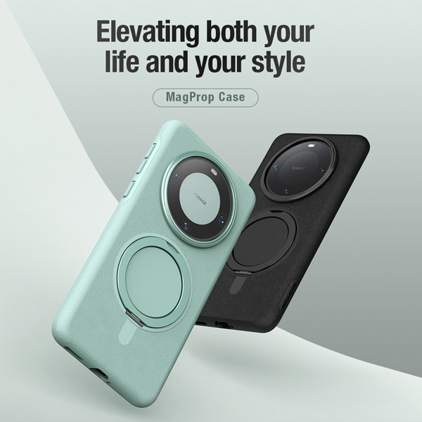 خرید قاب چرمی مگ سیف استند رینگی نیلکین Huawei Mate 60 Pro Plus مدل MagProp خرید قاب چرمی مگ سیف استند رینگی نیلکین Huawei Mate 60 Pro Plus مدل MagProp