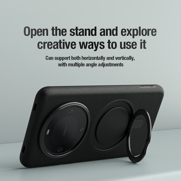 خرید قاب چرمی مگ سیف استند رینگی نیلکین Huawei Mate 60 Pro Plus مدل MagProp خرید قاب چرمی مگ سیف استند رینگی نیلکین Huawei Mate 60 Pro Plus مدل MagProp