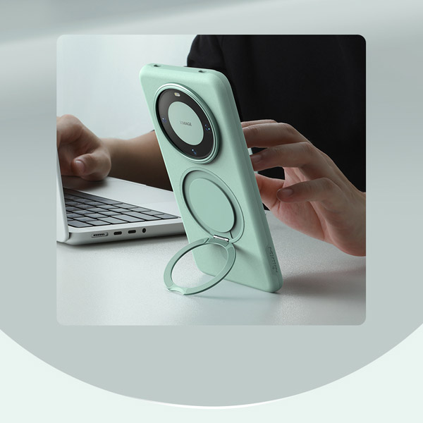 خرید قاب چرمی مگ سیف استند رینگی نیلکین Huawei Mate 60 Pro Plus مدل MagProp خرید قاب چرمی مگ سیف استند رینگی نیلکین Huawei Mate 60 Pro Plus مدل MagProp