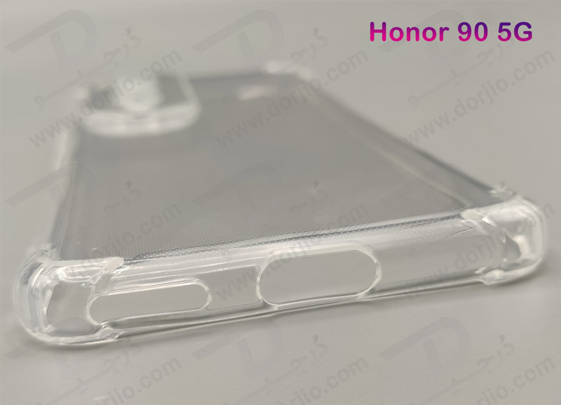 خرید قاب ژله ای شفاف ایربگ دار با محافظ دوربین Honor 90