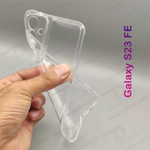 خرید قاب ژله ای شفاف با محافظ دوربین Samsung Galaxy S23 FE