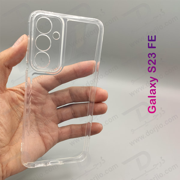 خرید قاب ژله ای شفاف با محافظ دوربین Samsung Galaxy S23 FE