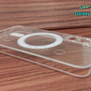 خرید قاب کریستالی شفاف مگنتی مگ سیف Samsung Galaxy S23 FE