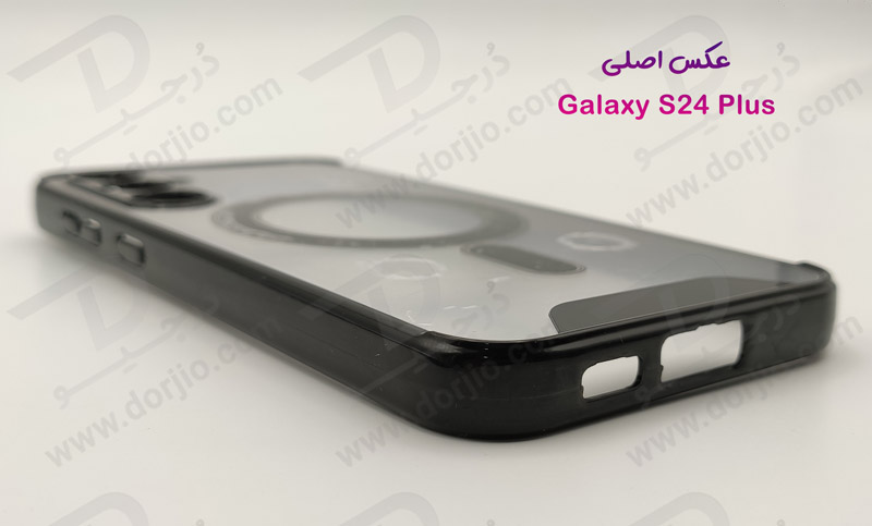 خرید قاب کریستالی شفاف مگنتی مگ سیف Samsung Galaxy S24 Plus