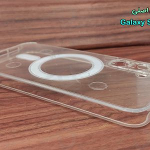 خرید قاب کریستالی شفاف مگنتی مگ سیف Samsung Galaxy S24 Plus
