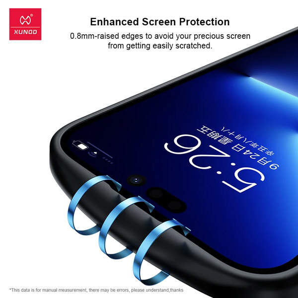 خرید کریستال شیلد دودی مات iPhone 15 Pro مارک XUNDD سری Game خرید کریستال شیلد دودی مات iPhone 15 Pro مارک XUNDD سری Game