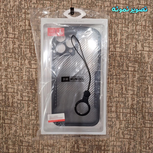 خرید کریستال شیلد دودی مات iPhone 15 مارک XUNDD سری Game