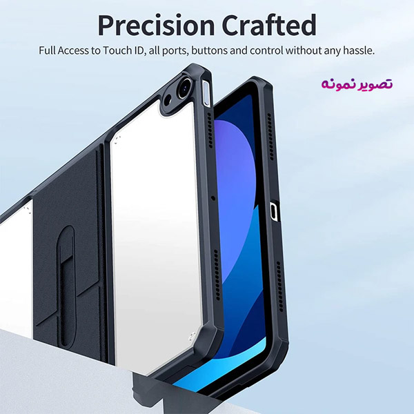خرید کریستال شیلد شفاف پایه دار تبلت iPad 10.9 2022 مارک XUNDD سری Beatle