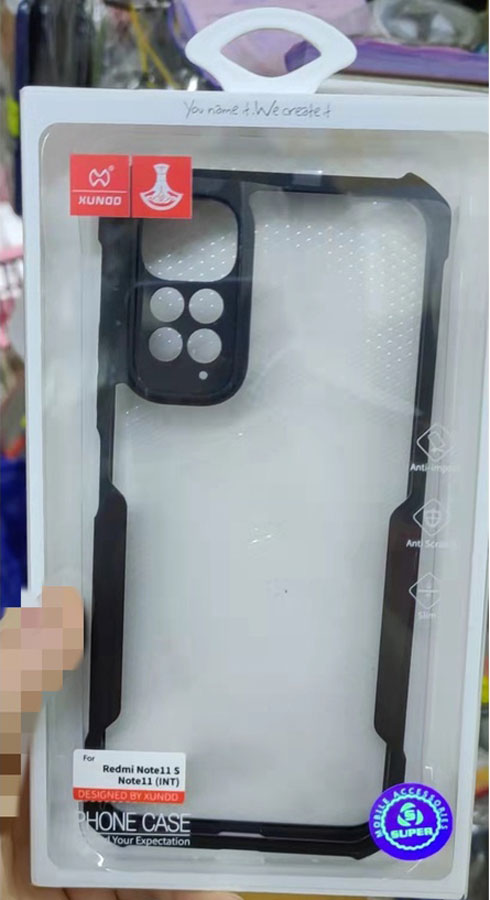 خرید کریستال شیلد شفاف گوشی Xiaomi Redmi Note 11 4G مارک XUNDD سری Beatle