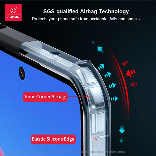 خرید کریستال شیلد شفاف گوشی Xiaomi Redmi Note 12R مارک XUNDD سری Beatle