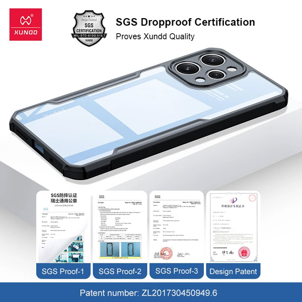 خرید کریستال شیلد شفاف گوشی Xiaomi Redmi Note 12R مارک XUNDD سری Beatle