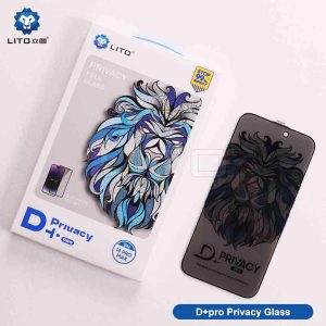 خرید گلس شیشه ای D+ Pro rivacy حریم شخصی iPhone 15 مارک LITO