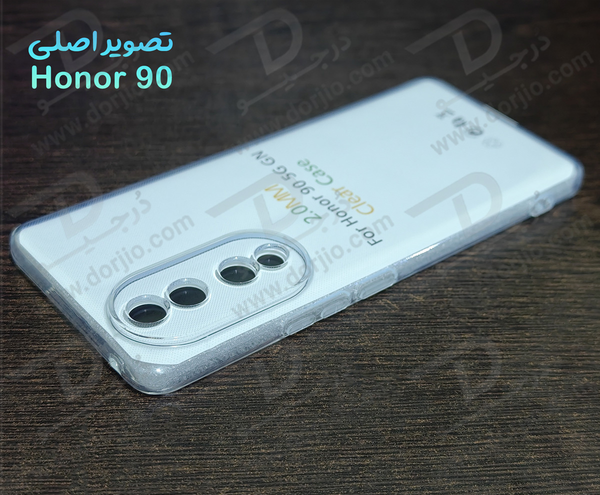 قاب ژله ای شفاف با محافظ دوربین Honor 90 (1) قاب ژله ای شفاف با محافظ دوربین Honor 90 (1)