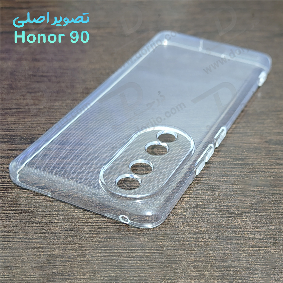 قاب ژله ای شفاف با محافظ دوربین Honor 90