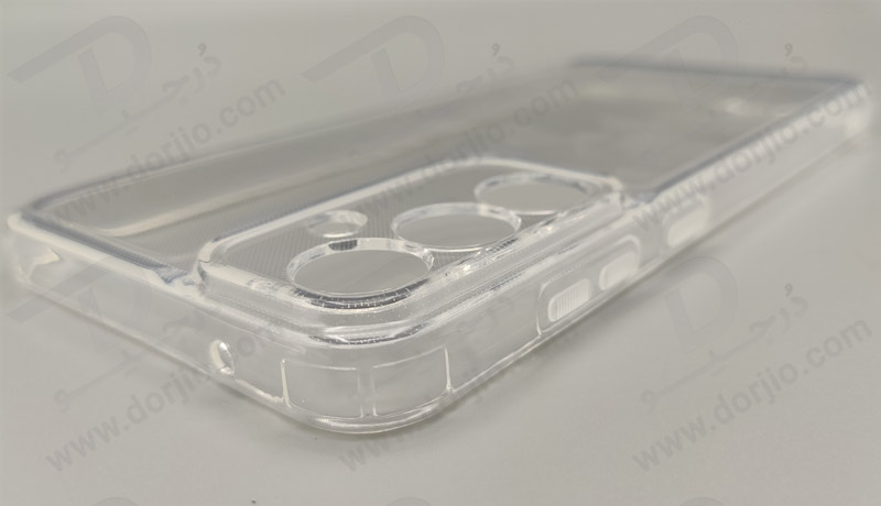 قاب ژله ای شفاف با محافظ دوربین Samsung Galaxy A55