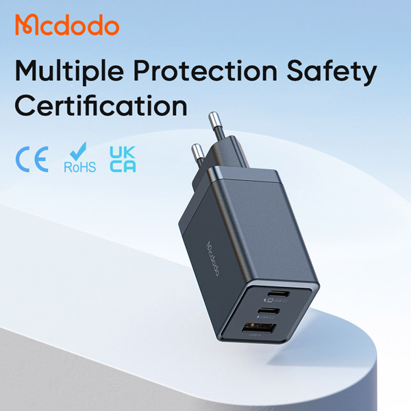 خرید شارژر دیواری 67W وات Gan 5 Pro با سه خروجی برند مک دودو مدل Mcdodo CH-1541