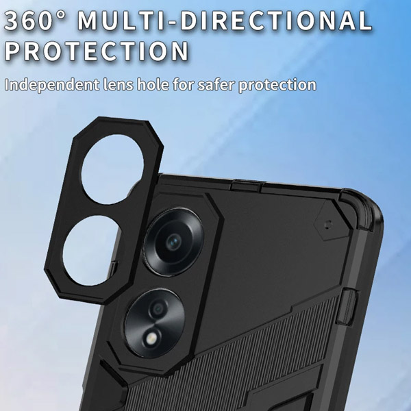 خرید قاب ضد ضربه استند دار گوشی Oppo A38 مارک BIBERCAS