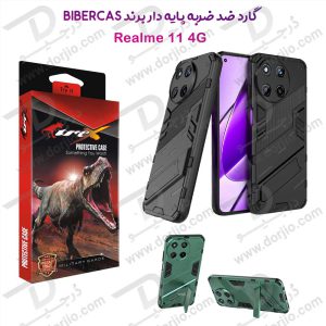 قاب ضد ضربه استند دار گوشی Realme 11 4G مارک BIBERCAS