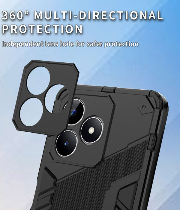 خرید قاب ضد ضربه استند دار گوشی Realme C53 مارک BIBERCAS