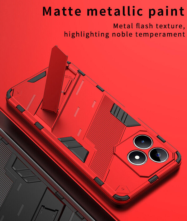 خرید قاب ضد ضربه استند دار گوشی Realme C53 مارک BIBERCAS