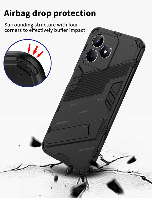 خرید قاب ضد ضربه استند دار گوشی Realme Narzo N53 مارک BIBERCAS