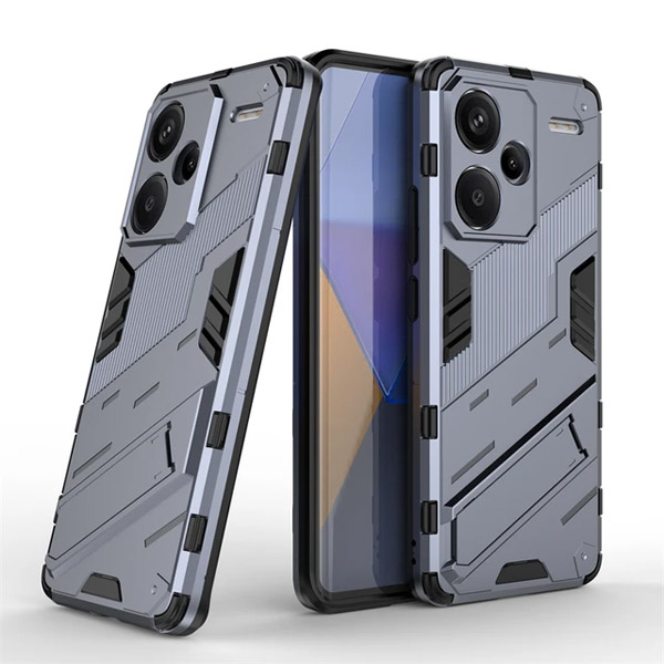 خرید قاب ضد ضربه استند دار Xiaomi Redmi Note 13 Pro Plus مارک BIBERCAS