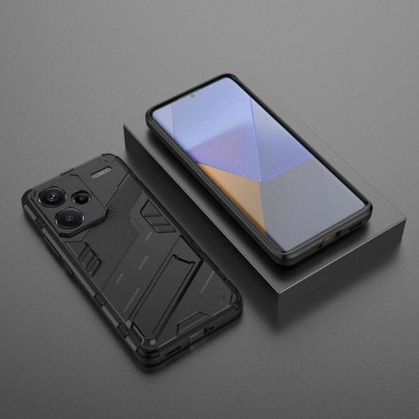 خرید قاب ضد ضربه استند دار Xiaomi Redmi Note 13 Pro Plus مارک BIBERCAS