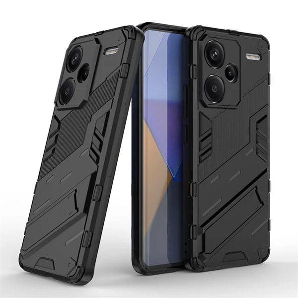 خرید قاب ضد ضربه استند دار Xiaomi Redmi Note 13 Pro Plus مارک BIBERCAS