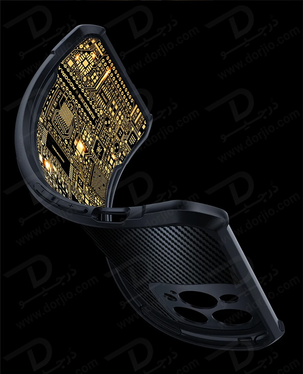 خرید قاب لوکس طلایی iPhone 14 Pro مارک XUNDD سری GOLD MOOOPAA